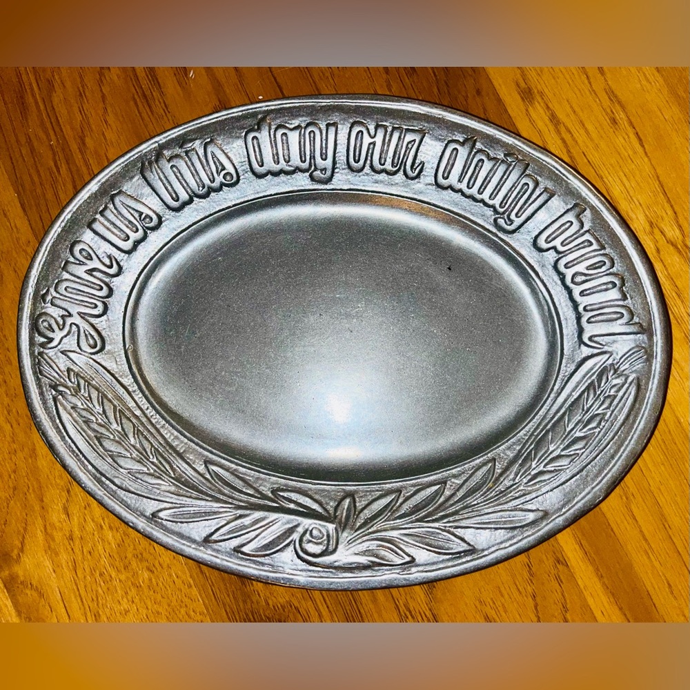 Vintage Carson pewter platter